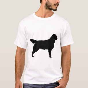 T-shirt Golden retriever (noir)
