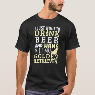 T-shirt Golden Retriever Papa Chemise Drôle Fête des pères