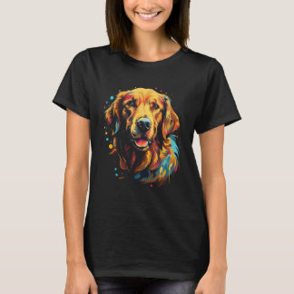 T-shirt Golden Retriever Puppy Meilleur chien propriétaire