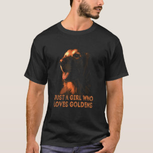 T-shirt Golden Retrivers Chien Golden Retrivers