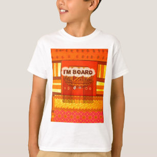 T-shirt Golden Rouge Africain couleurs traditionnelles Amu