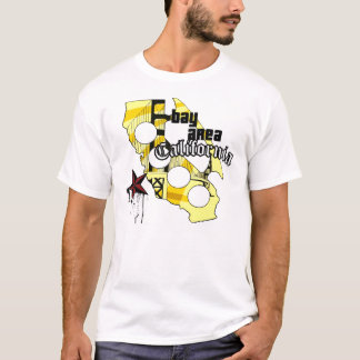 T-shirt Golden State de laiton de région de baie de la