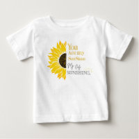 T-shirt Golden Sunflower Baby