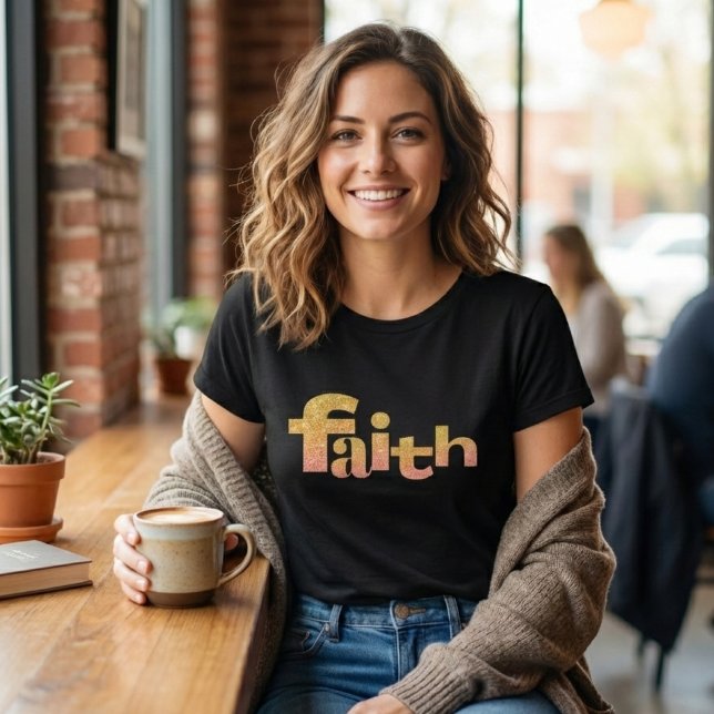 T-shirt Golden Sunrise Faith (Créateur téléchargé)