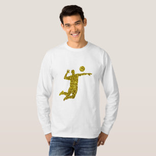T-shirt Golden Volleyball Long Manche