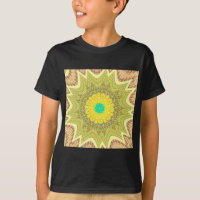 Golden Yellow African ethnie tribale motif Art