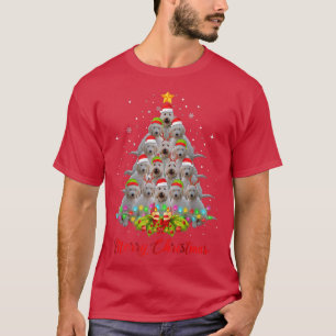 T-shirt Goldendoodle Chien Arbre Chandail de Noël Xmas Pet
