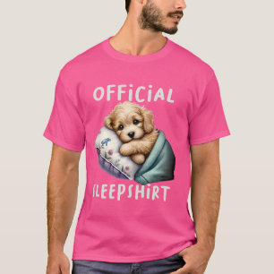 T-shirt Goldendoodle Chien Sleepshirt officiel Pyjamas nui