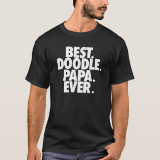 T-shirt Goldendoodle Dad Best Doodle Papa Ever Cadeau