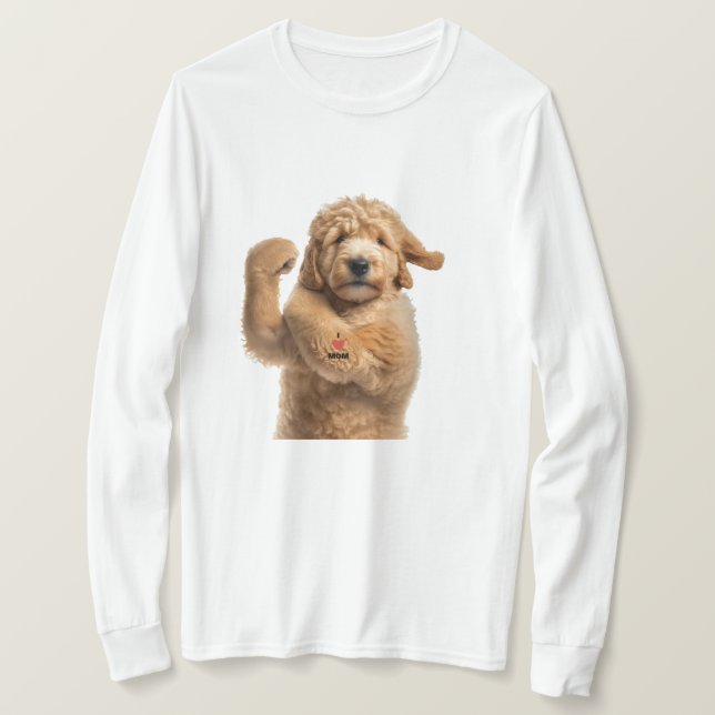 T-shirt Goldendoodle entraînement Chien Maman Chien Papa d (Design devant)