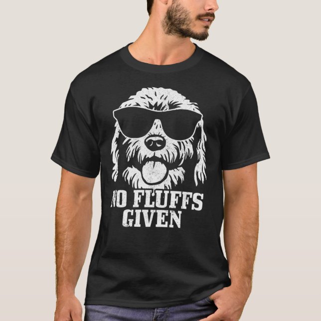 T-shirt Goldendoodle Labradoodle Pas De Fluffs Le Dood Fun (Devant)