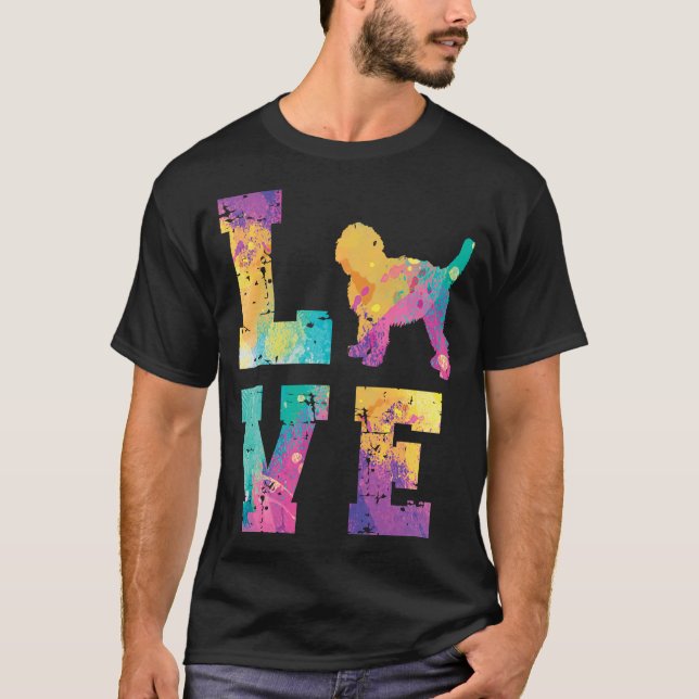 T-shirt Goldendoodle Love (Devant)