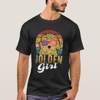 T-shirt Goldendoodle Puppy Labradoodle Usa Girls Femmes