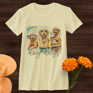 T-shirt Goldendoodles en Lunettes de soleil Chien Jours d'