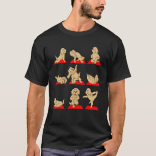 T-shirt Goldendoodles Yoga Pose Méditation Drôle Namaste
