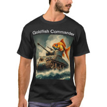 T-shirt "Goldfish Commander"