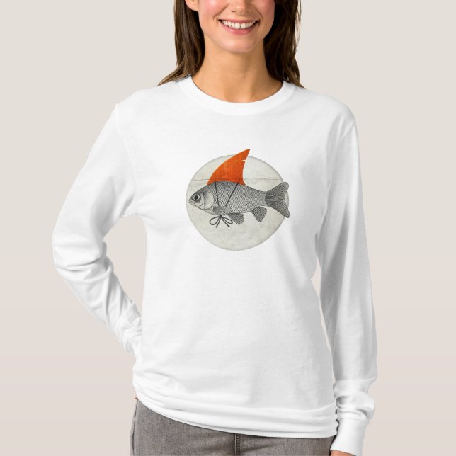 T-shirt Goldfish with a Shark Fin (Devant)