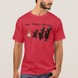 T-shirt Goldilocks & The Three Bears - Livre pour enfants