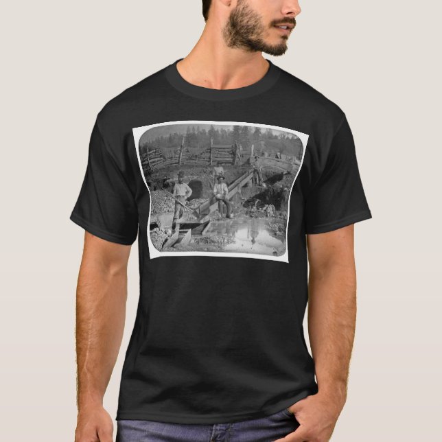 T-shirt Goldminers Gold Rush Miners ~ California 1850 (Devant)