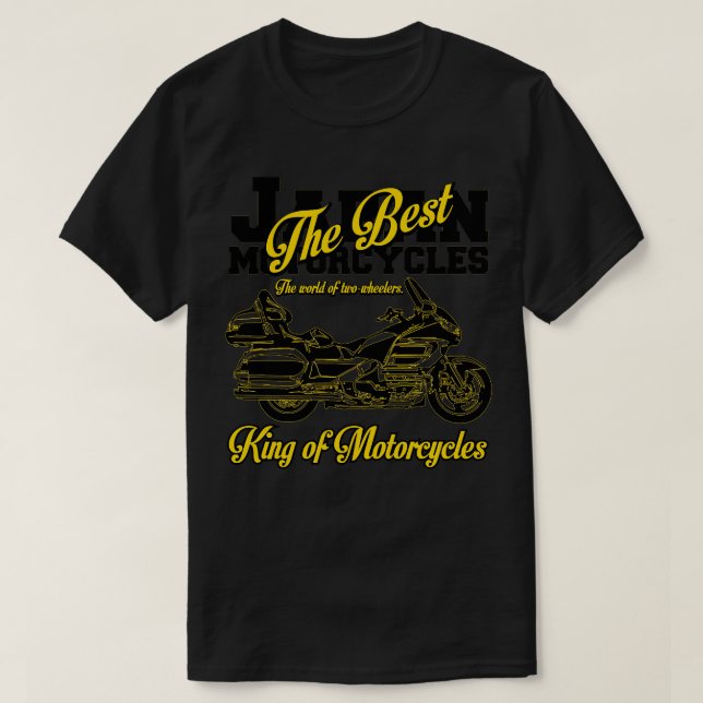 T-shirt GOLDWINGS Roi des motos (Design devant)
