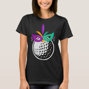 T-shirt Golf Ball Mardi Gras - NOLA Mardi Gras Golf Golf