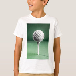 T-shirt Golf Ball on Tee