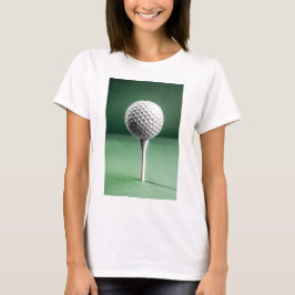 T-shirt Golf Ball on Tee
