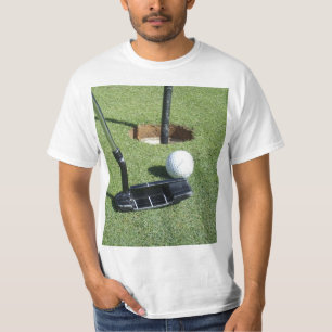 T-shirt Golf Ball Putting On The Green