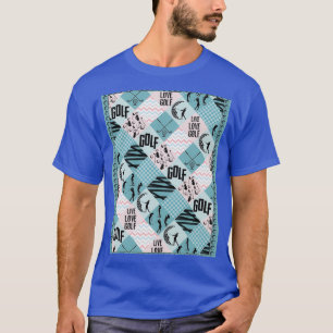 T-shirt Golf Cross Live Love Golf Graphic