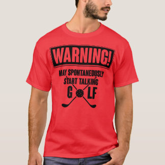 T-shirt Golf d'avertissement