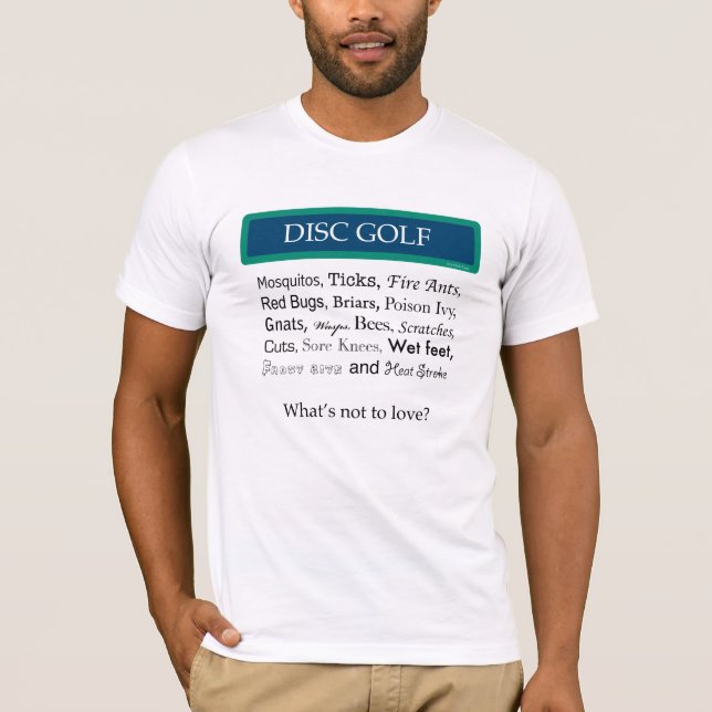 T-shirt Golf de disque (Devant)