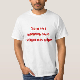 T-shirt GOLF de DISQUE (kôr de härd)
