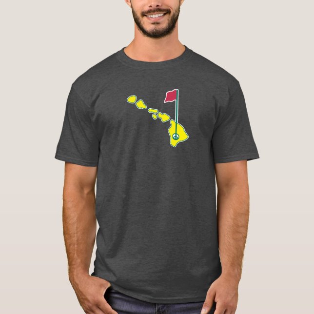 T-shirt golf de hawaii (Devant)