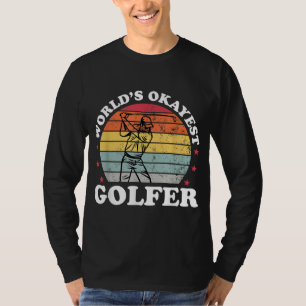 T-shirt Golf de la pire nouveauté Golfer du monde