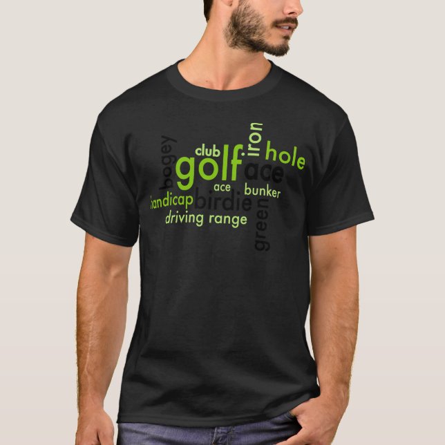 T-shirt Golf drôle de dire les chemises de golf pour fille (Devant)