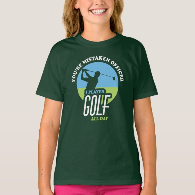 T-shirt Golf Drôle Dire Pour Les Golfeurs (Devant)