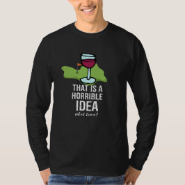 T-shirt Golf et vin Drôle Citations pour Golfer
