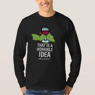 T-shirt Golf et vin Drôle Citations pour Golfer