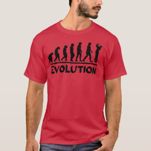 T-shirt Golf Evolution Funny Cadeau Humour de golf cadeaux