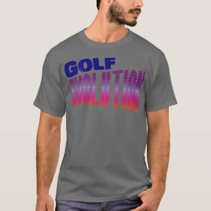 T-shirt golf évolution rétro