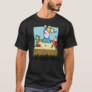 T-shirt GOLF FUNNY WOMENS GOLF ANYWHERE sport 