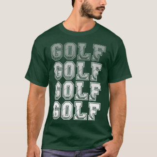 T-shirt Golf Golf Golf Design 1