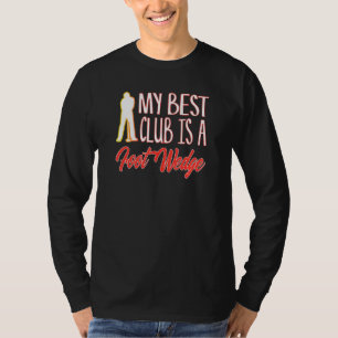 T-shirt Golf Humour Best Club Est Un Golfe De Golf De Foot