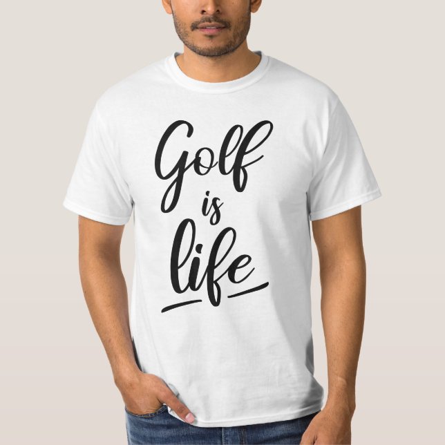 T-shirt Golf is life (Devant)