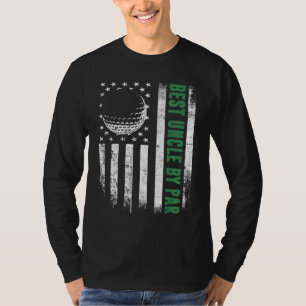 T-shirt Golf Lover Retro États-Unis Drapeau américain Meil