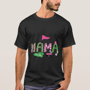 T-shirt Golf Maman Rose Trous en Un Golf Fille 1er Anniver