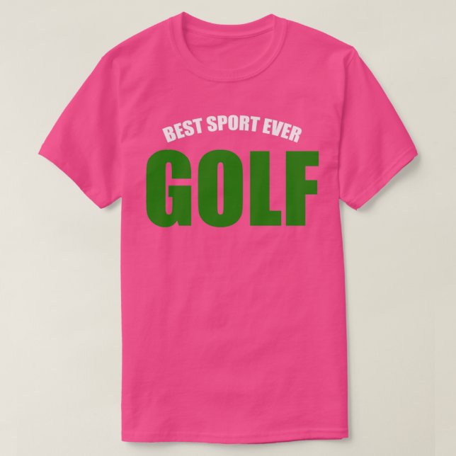 T-shirt Golf Meilleur Sport (Design devant)