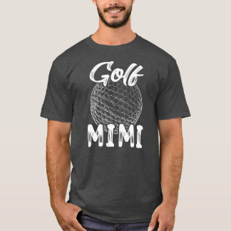 T-shirt Golf Mimi Femmes Golfeur Golf Ball Player Famille