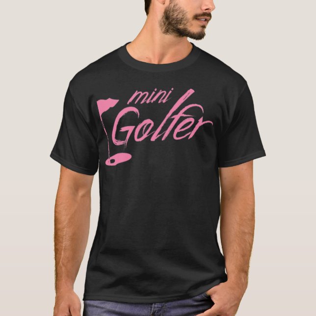 T-shirt Golf Miniature Golf Mini Golf Minigolf Maman ba (Devant)
