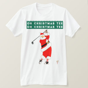 T-shirt Golf Noël Humour de vacances